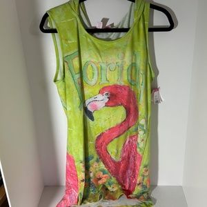 Hooded beach cover-up